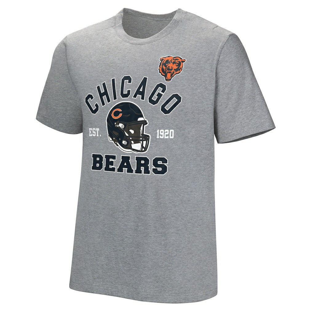 Chicago Bears Tackle Adaptive T-Shirt - Gray - NFL