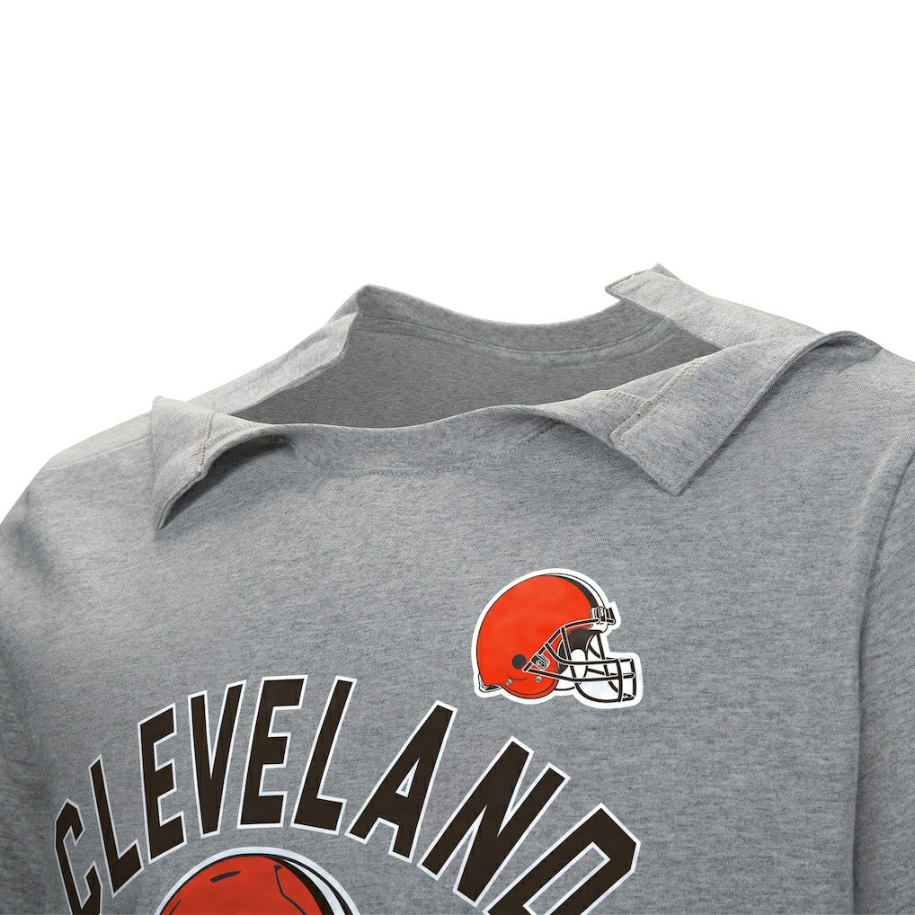 Cleveland Browns Tackle Adaptive T-Shirt - Gray - NFL