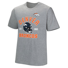 Denver Broncos Tackle Adaptive T-Shirt - Gray - NFL