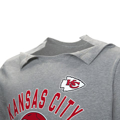 Kansas City Chiefs Tackle Adaptive T-Shirt - Gray - NFL