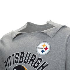 Pittsburgh Steelers Tackle Adaptive T-Shirt - Gray - NFL