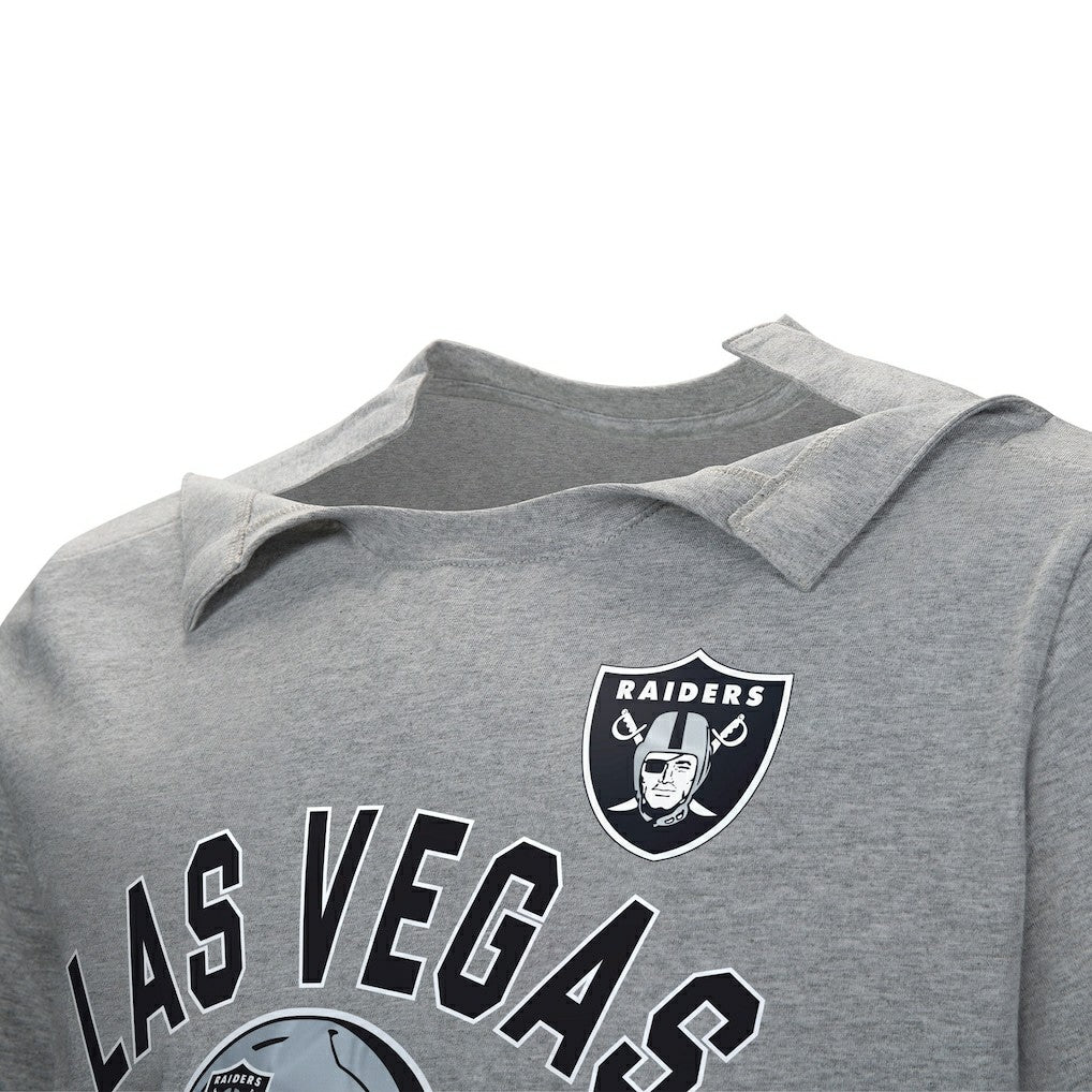 Las Vegas Raiders Tackle Adaptive T-Shirt - Gray - NFL