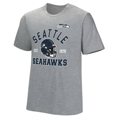 Seattle Seahawks Tackle Adaptive T-Shirt - Gray - NFL