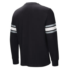 Las Vegas Raiders Hands Off Long Sleeve Adaptive T-Shirt - Black - NFL
