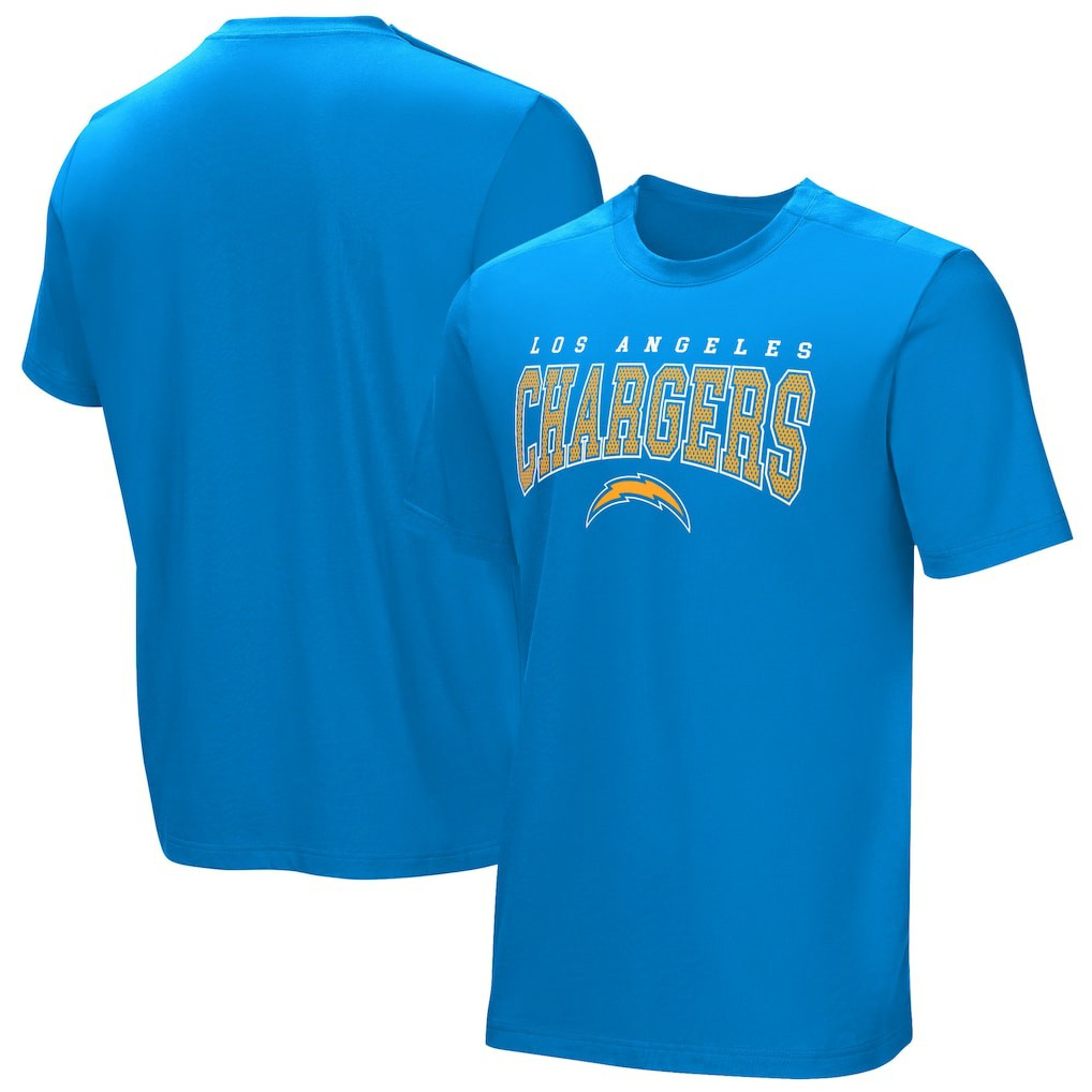 Los Angeles Chargers Home Team Adaptive T-Shirt - Blue - NFL