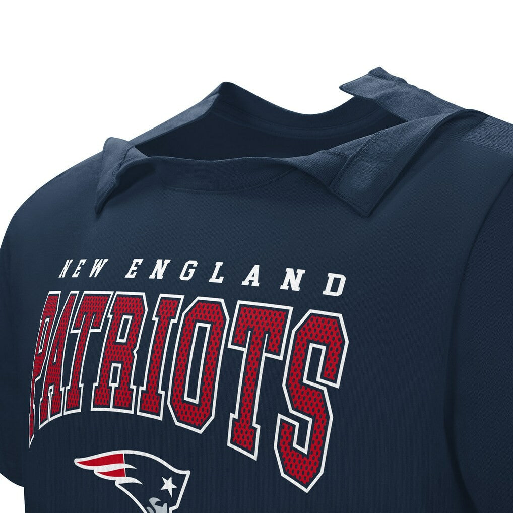 New England Patriots Home Team Adaptive T-Shirt - Navy - NFL