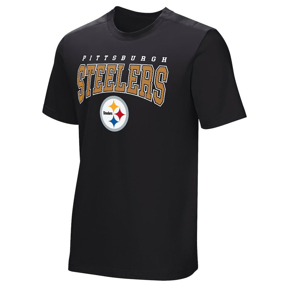 Pittsburgh Steelers Home Team Adaptive T-Shirt - Black - NFL