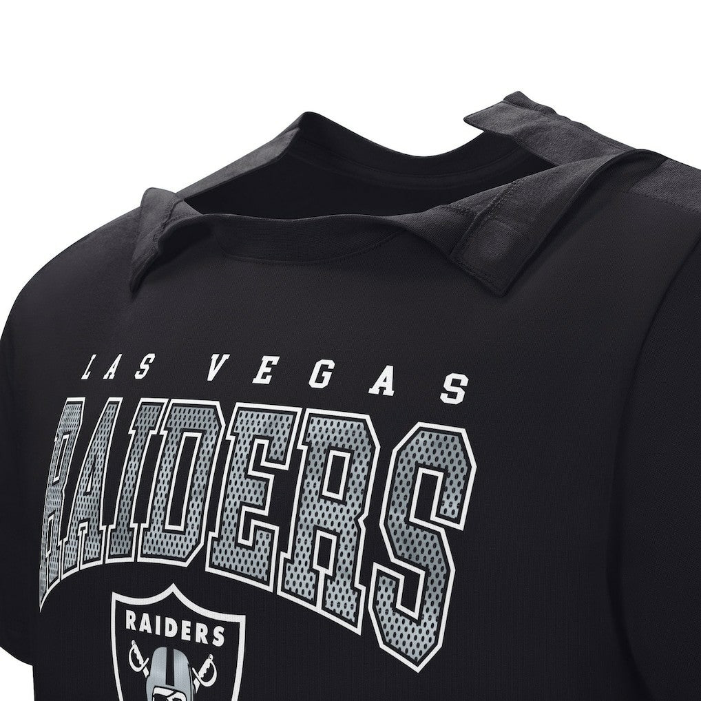 Las Vegas Raiders Home Team Adaptive T-Shirt - Black - NFL