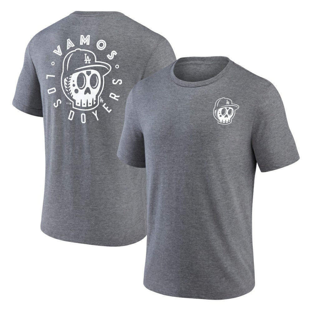 Los Angeles Dodgers Hometown Collection Sugar Skull Tri-Blend T-Shirt Outlet