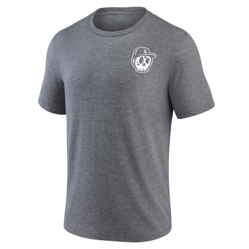Los Angeles Dodgers Hometown Collection Sugar Skull Tri-Blend T-Shirt Outlet