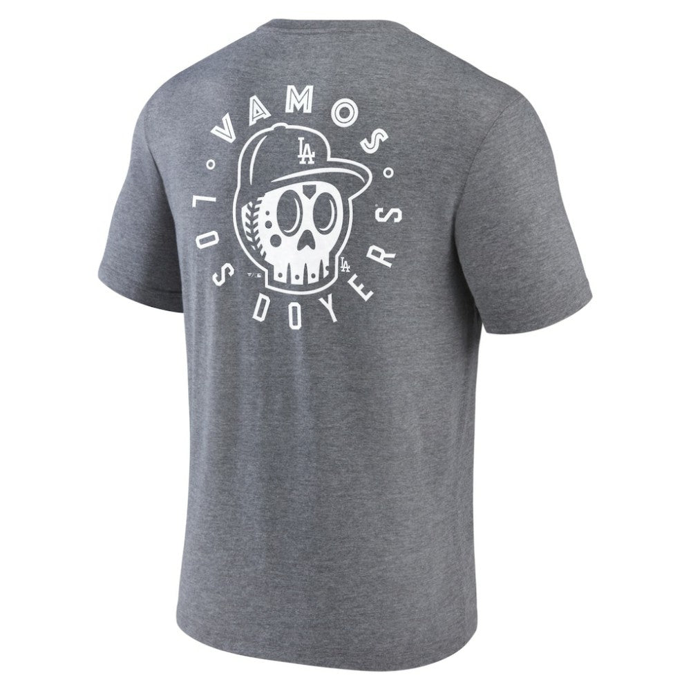 Los Angeles Dodgers Hometown Collection Sugar Skull Tri-Blend T-Shirt Outlet