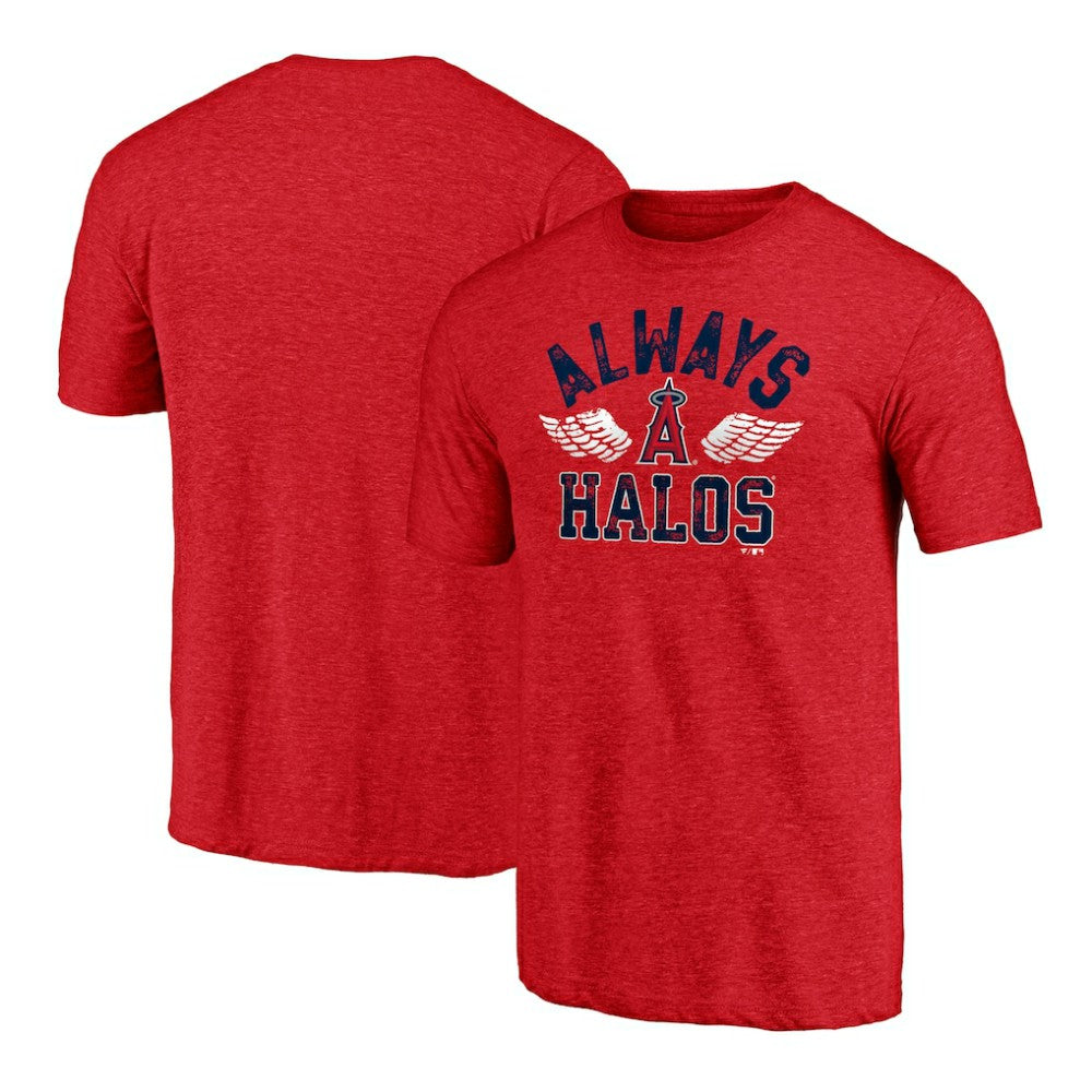 Los Angeles Angels Hometown Collection Always Halos Tri-Blend T-Shirt Outlet