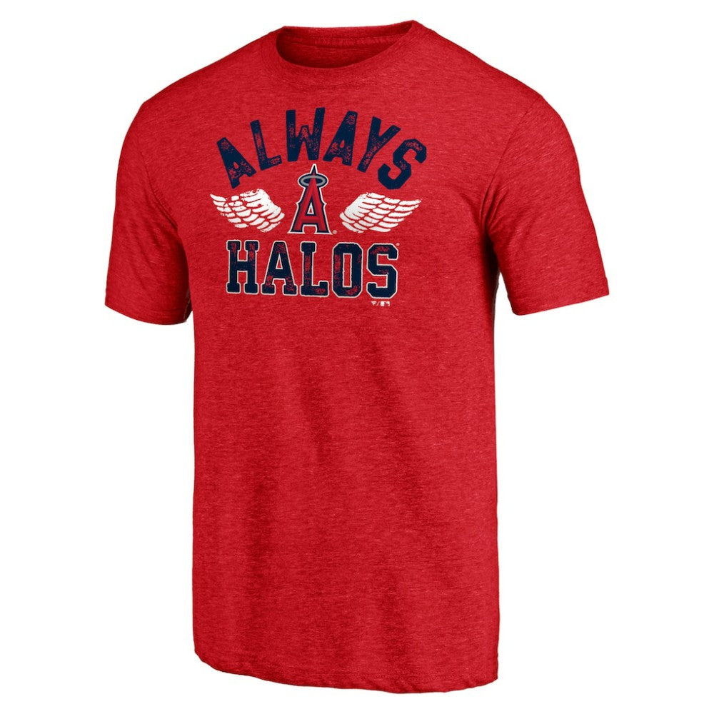 Los Angeles Angels Hometown Collection Always Halos Tri-Blend T-Shirt Outlet