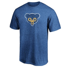 Chicago Cubs Cooperstown Collection Throwback Logo Tri-Blend T-Shirt Sale