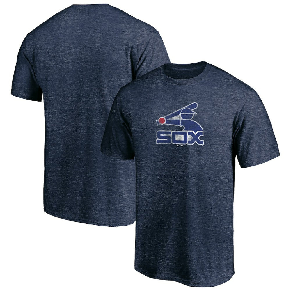Chicago White Sox Cooperstown Collection Throwback Logo Tri-Blend T-Shirt Outlet