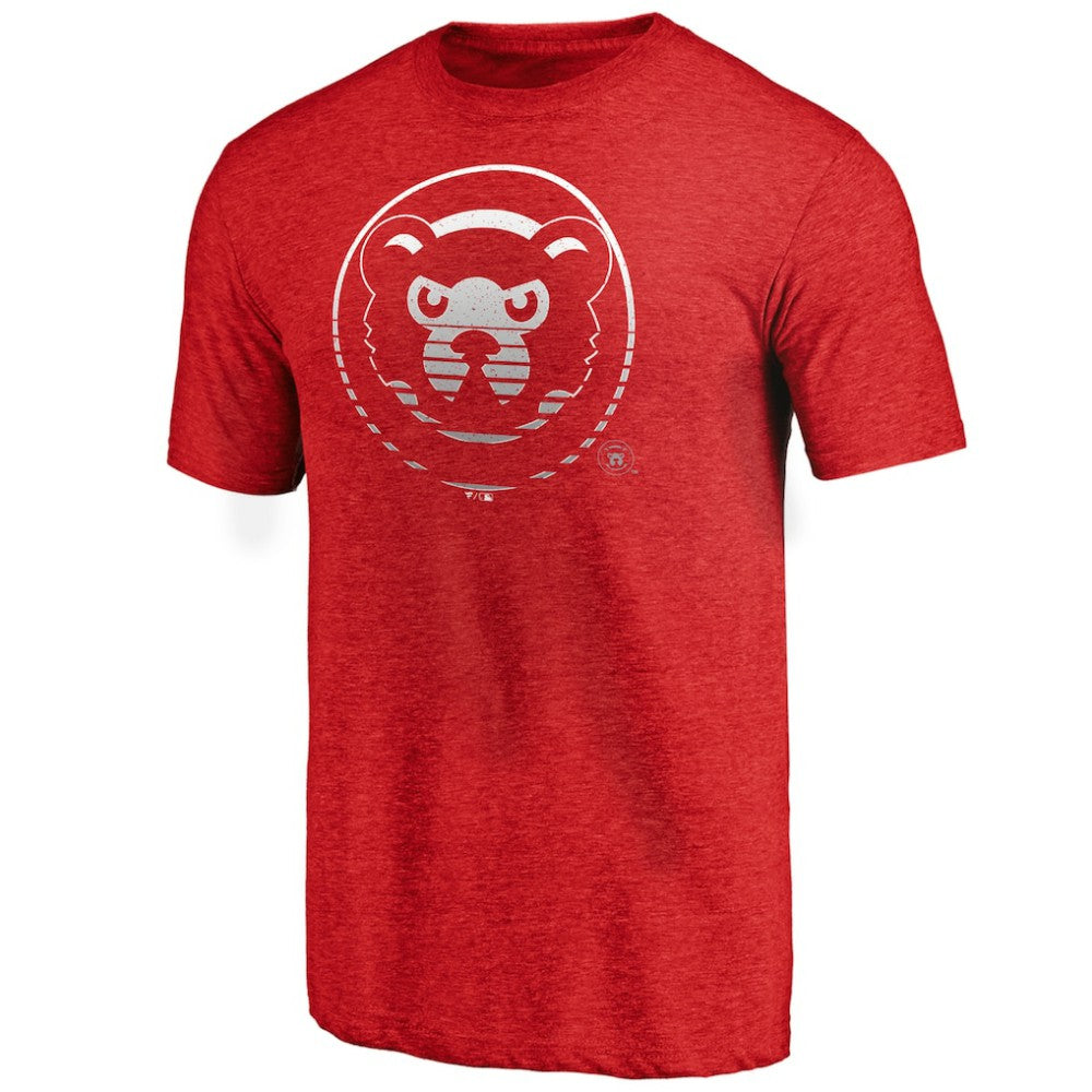 Chicago Cubs Cooperstown Collection Logo Tri-Blend T-Shirt Near Me