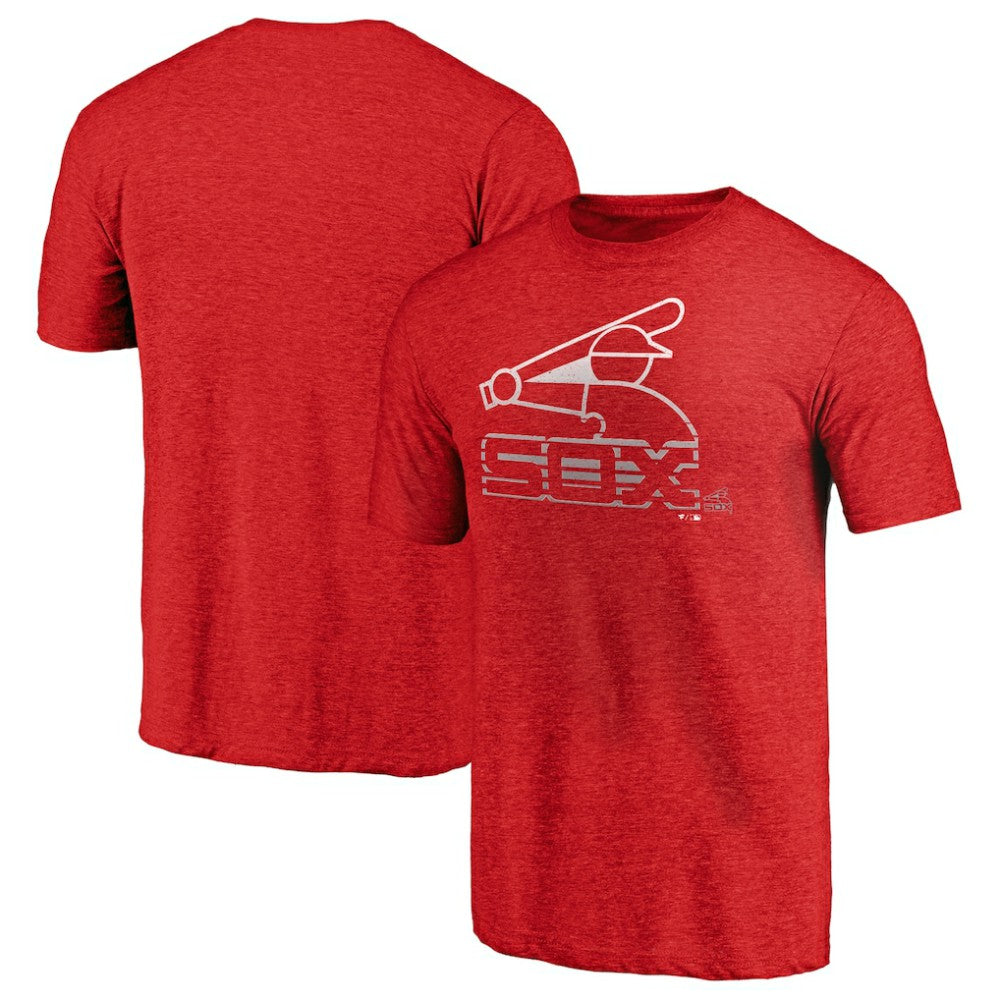 Chicago White Sox Cooperstown Collection Logo Tri-Blend T-Shirt Discount