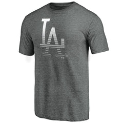 Los Angeles Dodgers Cooperstown Collection Logo Tri-Blend T-Shirt for sale
