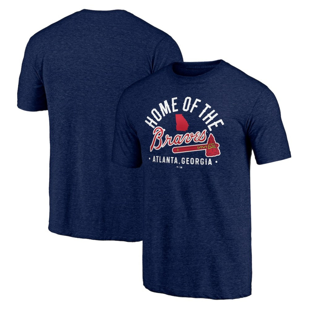 Atlanta Braves Hometown Collection Home Of The Braves Tri-Blend T-Shirt Near Me