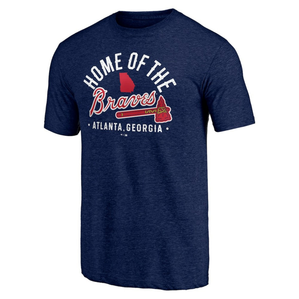 Atlanta Braves Hometown Collection Home Of The Braves Tri-Blend T-Shirt Near Me