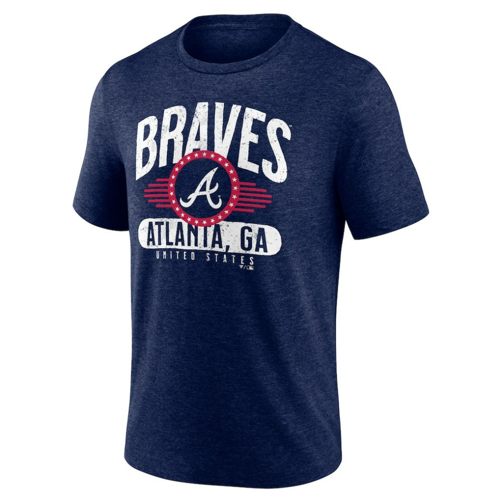 Atlanta Braves Badge of Honor Tri-Blend T-Shirt Discount