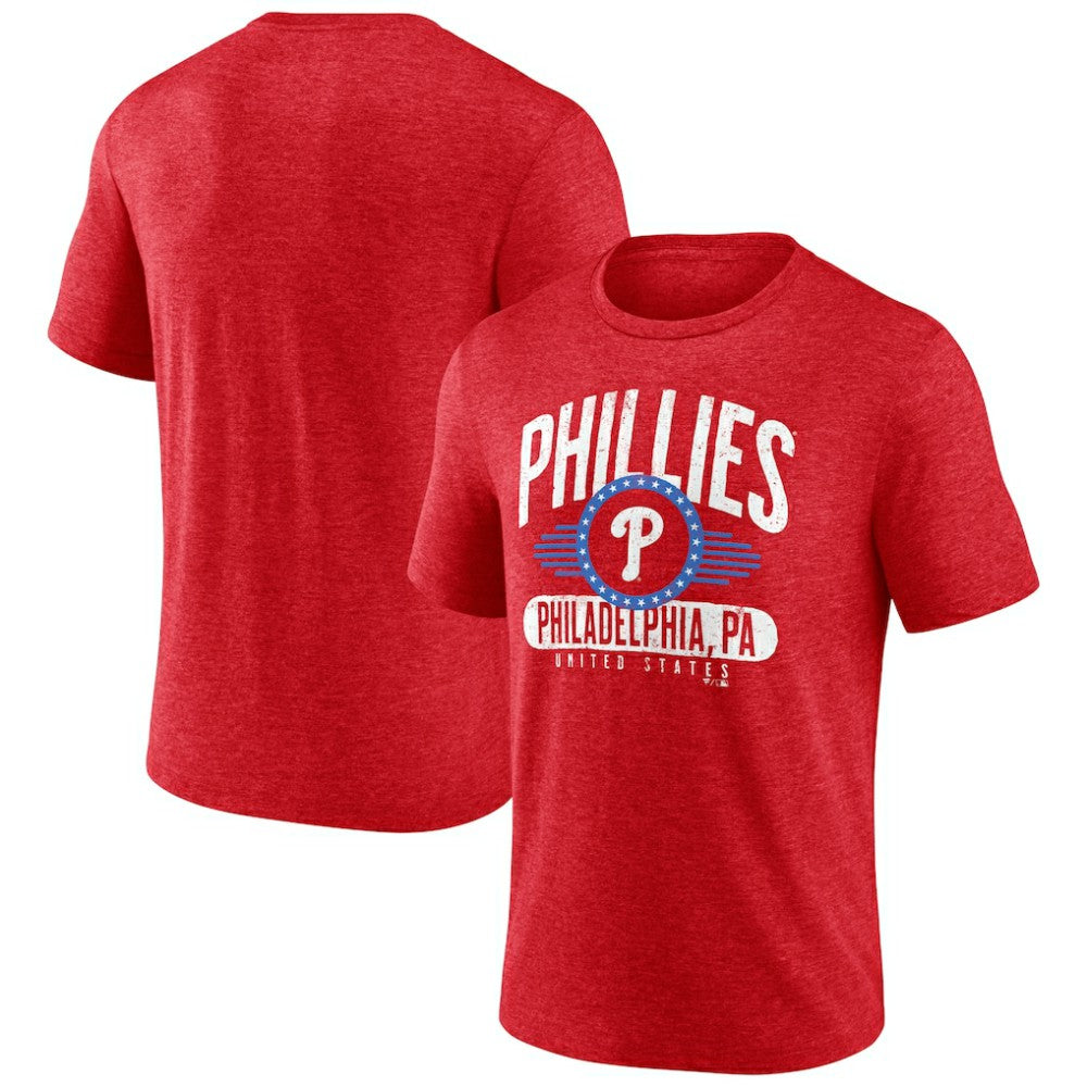 Philadelphia Phillies Badge of Honor Tri-Blend T-Shirt for sale