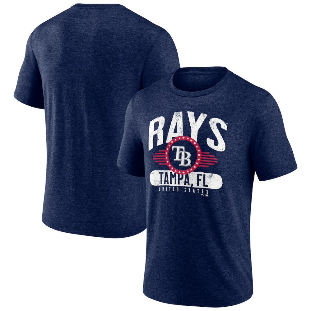 Tampa Bay Rays Badge of Honor Tri-Blend T-Shirt Discount