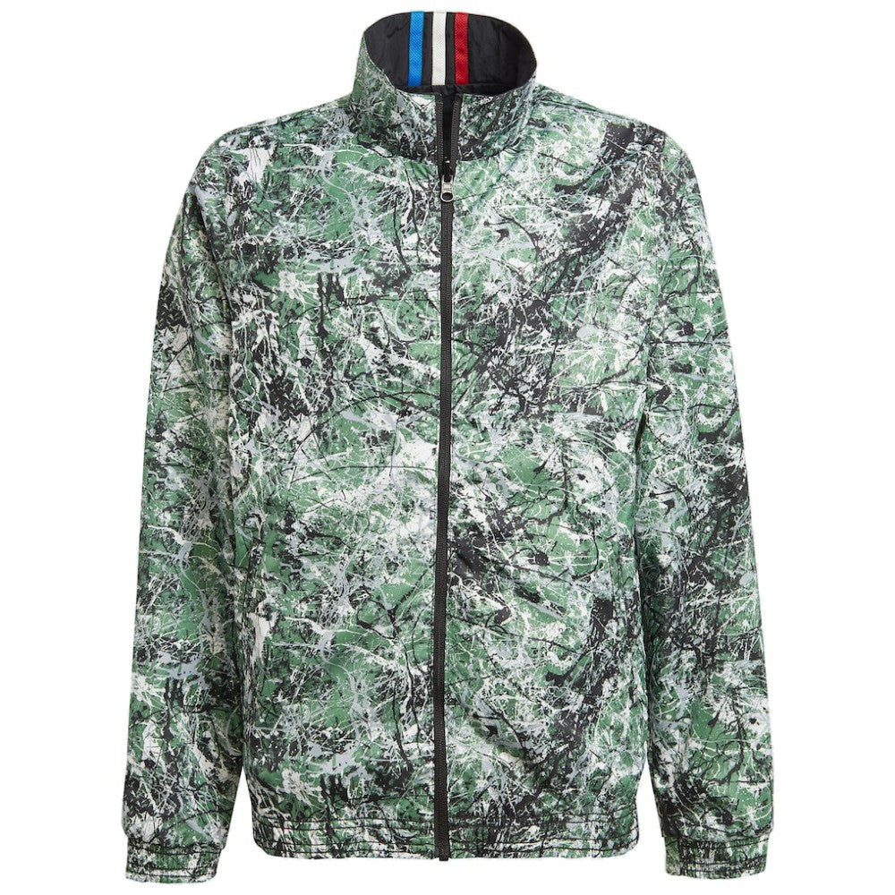 Adidas - Manchester United x Stone Roses Originals Youth 2023/24 Reversible Anthem Full-Zip Jacket - Black