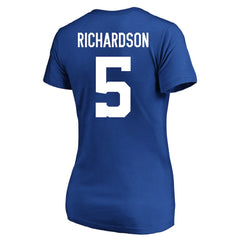 Anthony Richardson Indianapolis Colts Women's Plus Size Fair Catch Name & Number Scoop Neck T-Shirt - Royal - NFL