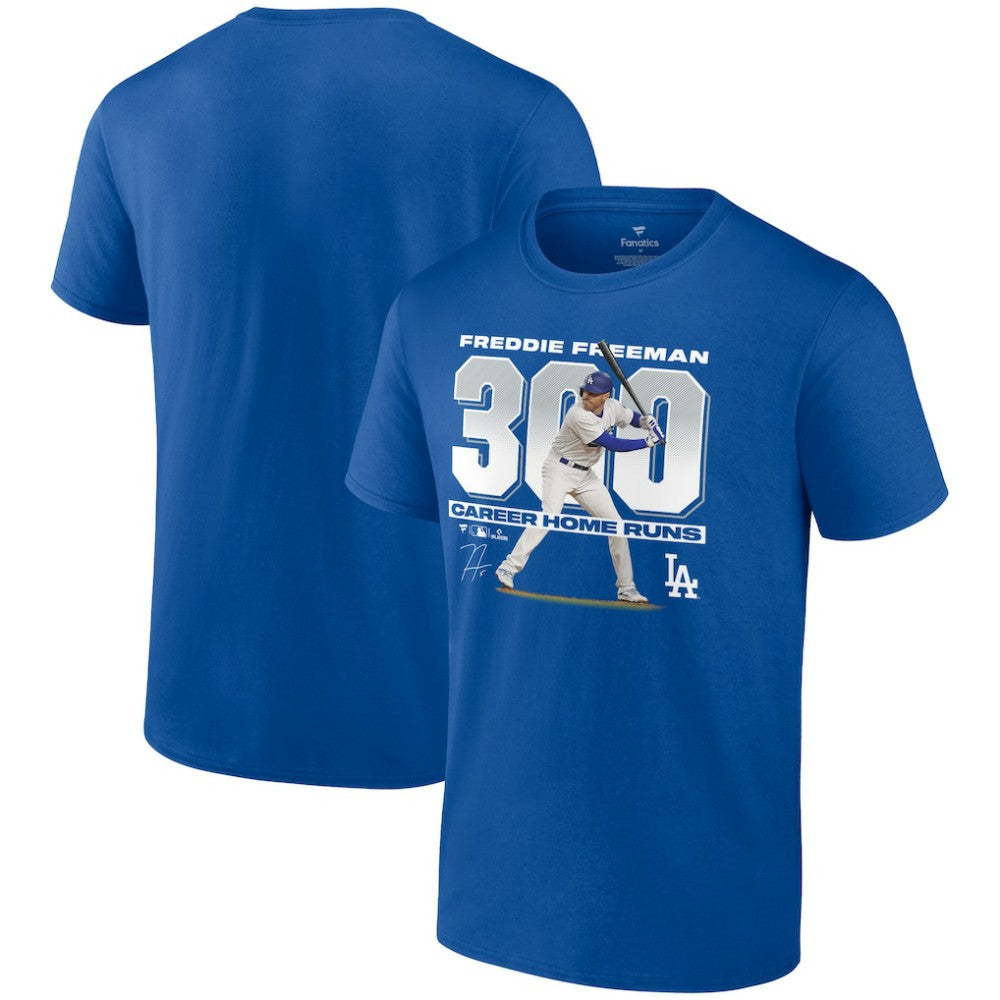 Freddie Freeman Los Angeles Dodgers Fanatics 300 Career Home Runs T-Shirt Sale