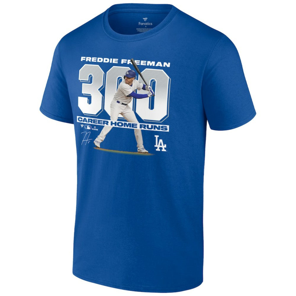 Freddie Freeman Los Angeles Dodgers Fanatics 300 Career Home Runs T-Shirt Sale