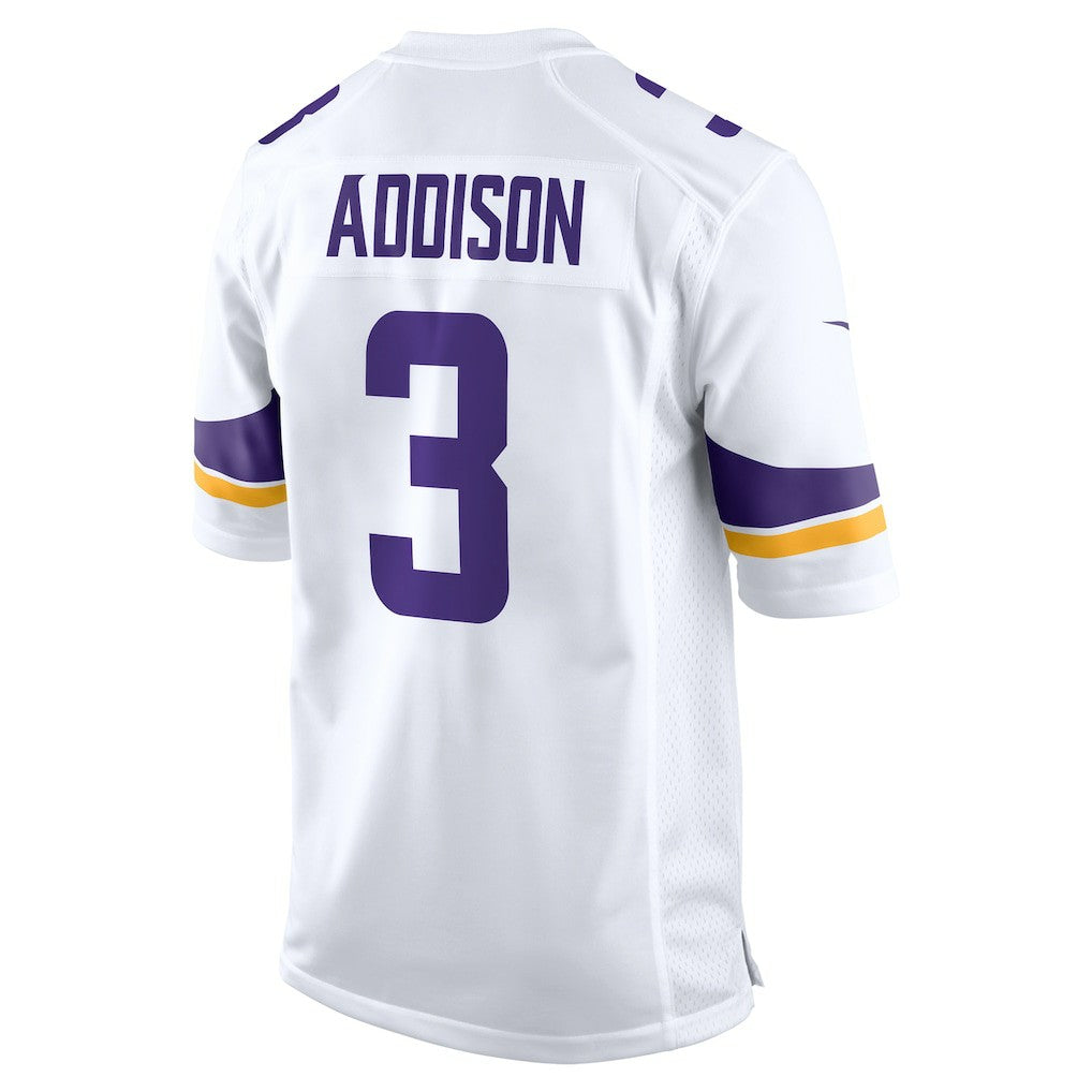 Jordan Addison Minnesota Vikings Away Game Jersey - White - Nike