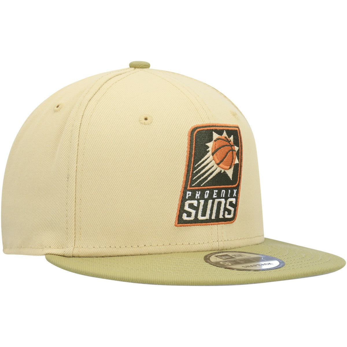 New Era Phoenix Suns Green Collection Repreve 9FIFTY Snapback Hat Khaki/Tan
