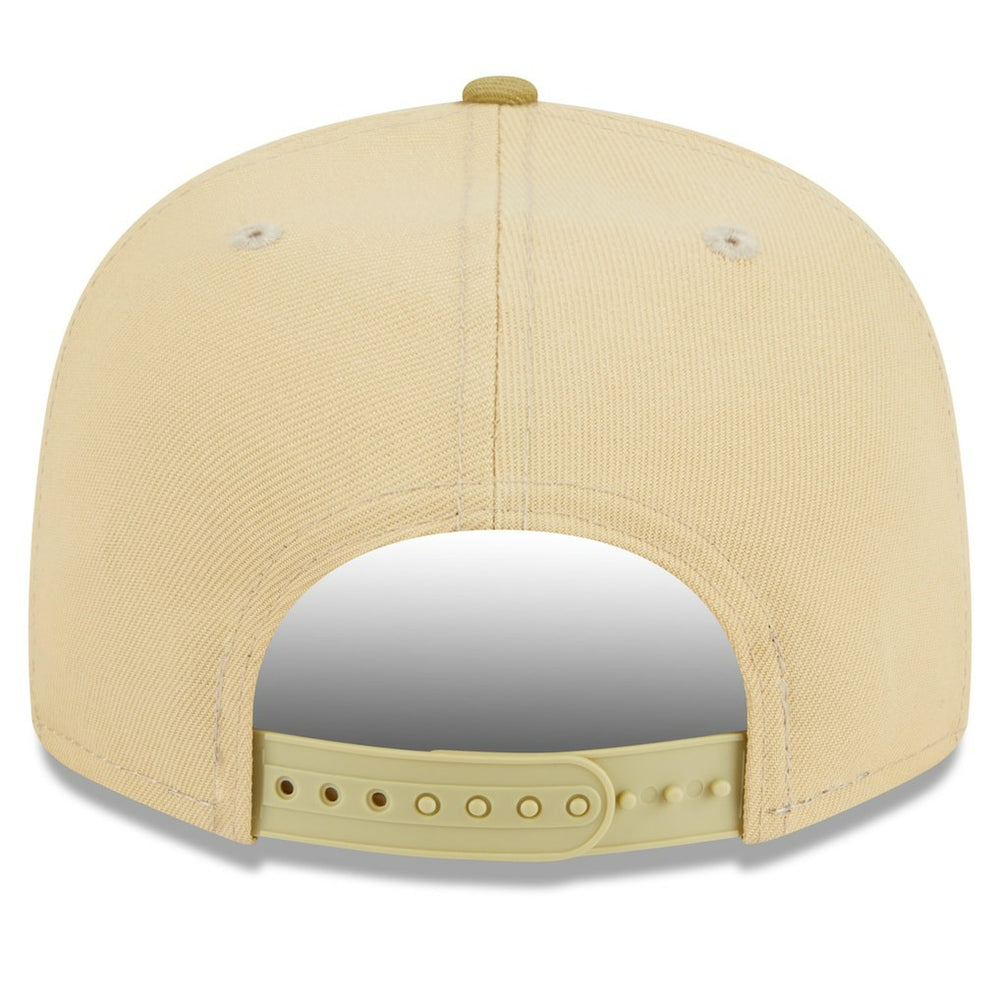 New Era Philadelphia 76ers Green Collection Repreve 9FIFTY Snapback Hat Khaki/Tan