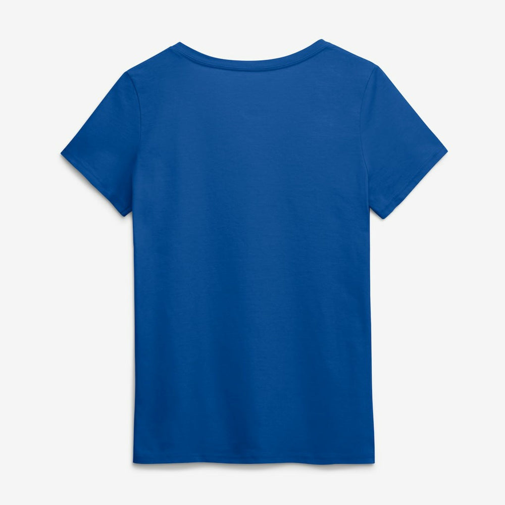 Buffalo Bills Logo Athletic Women's Primary Logo V-Neck T-Shirt - Royal - NFL