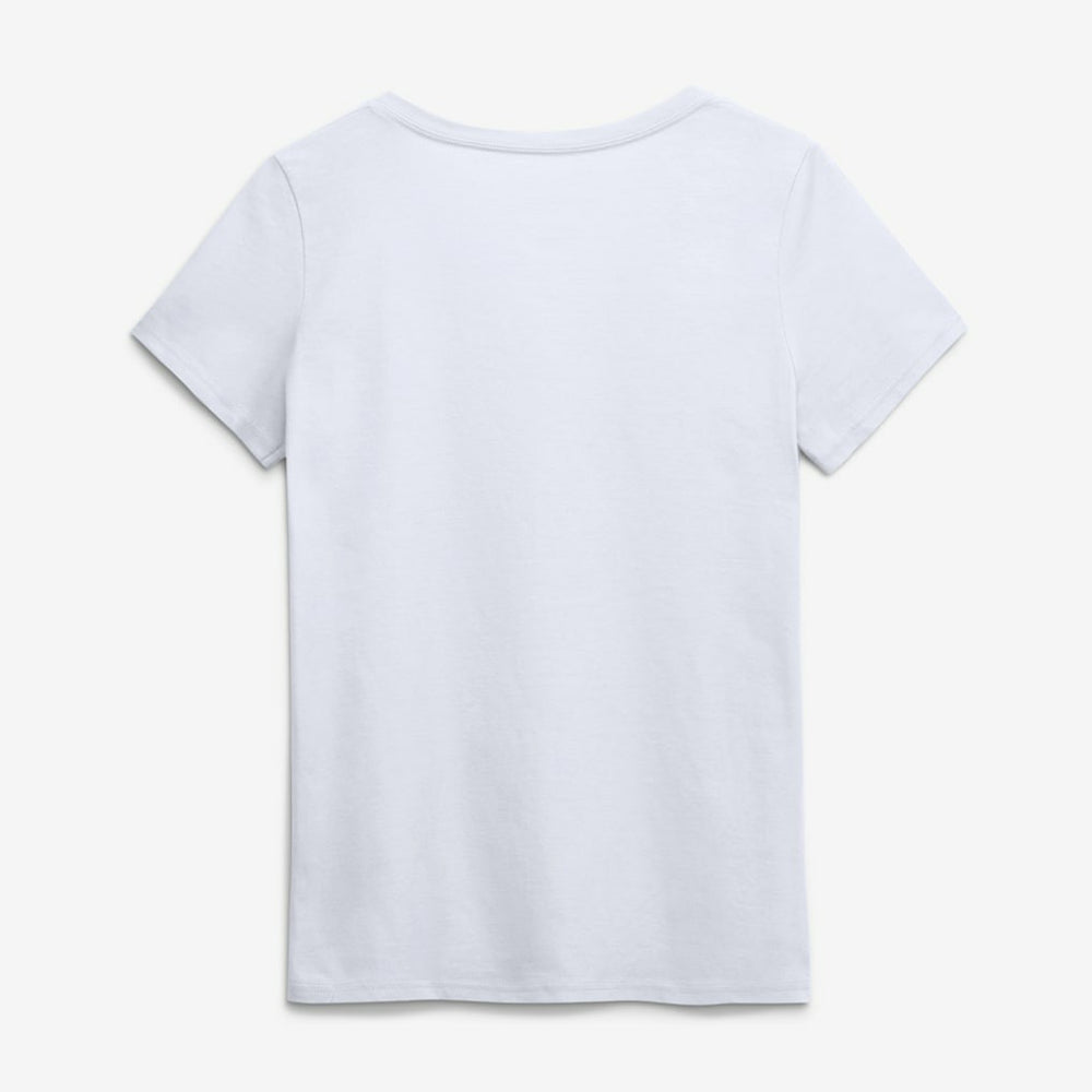 Seattle Seahawks Logo Athletic Women's Primary Logo V-Neck T-Shirt - White - NFL
