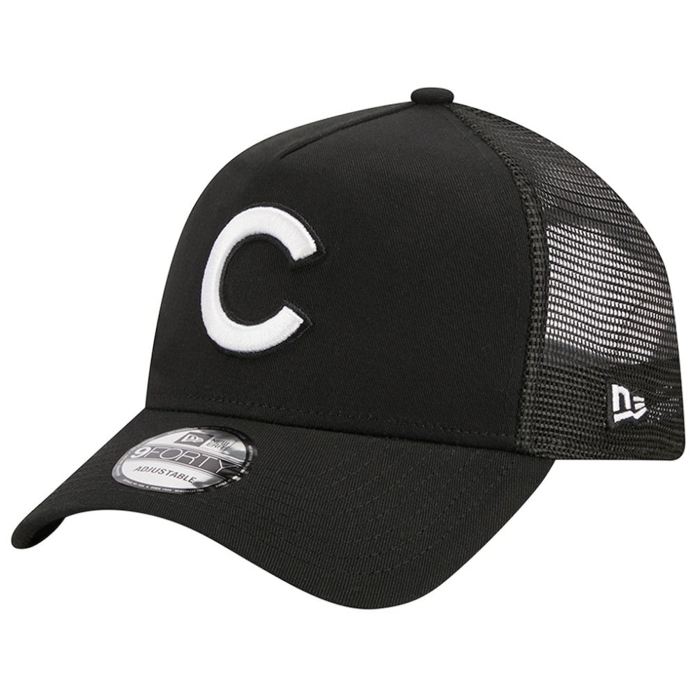 Chicago Cubs New Era A-Frame 9FORTY Trucker Adjustable Hat Online