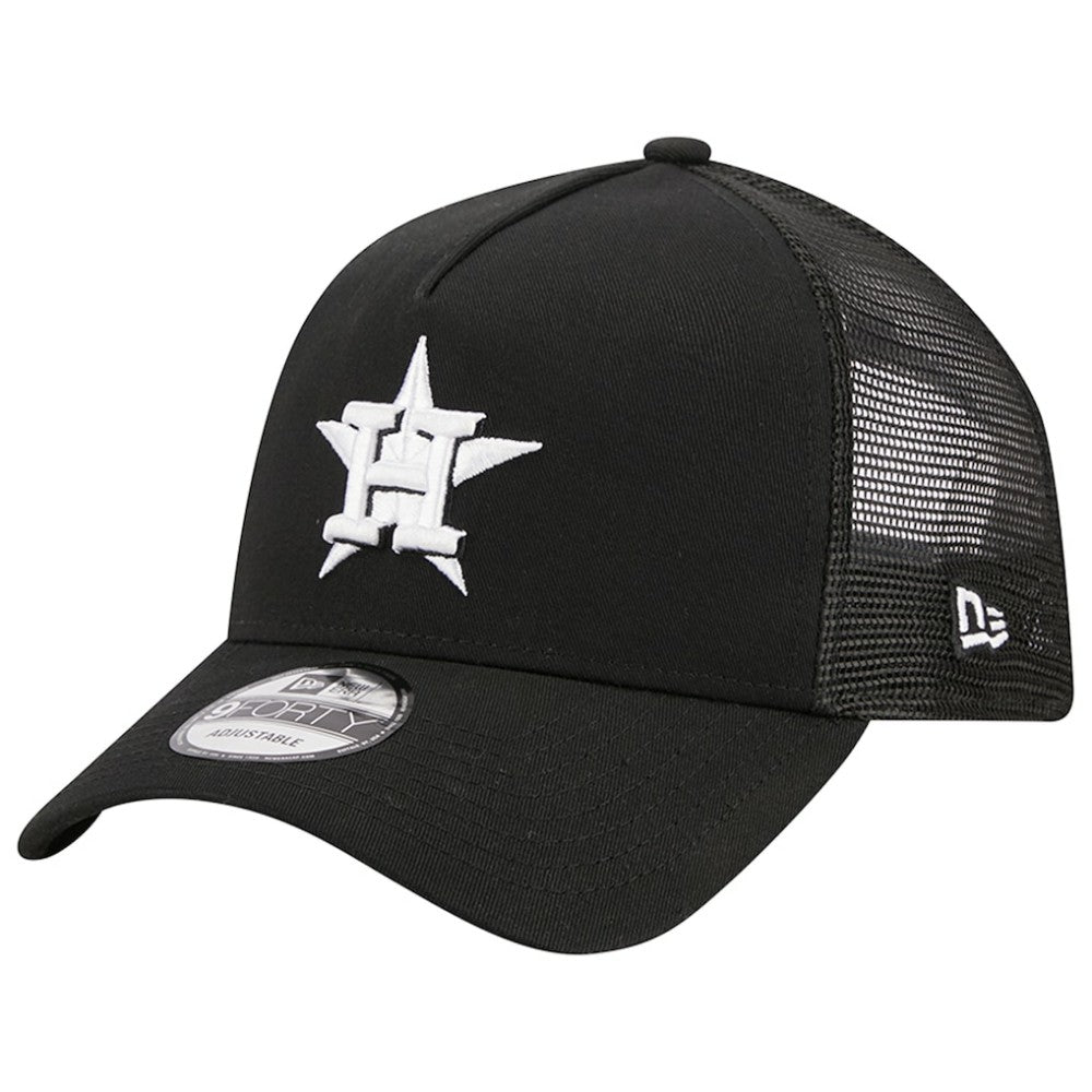 Houston Astros New Era A-Frame 9FORTY Trucker Adjustable Hat Near Me