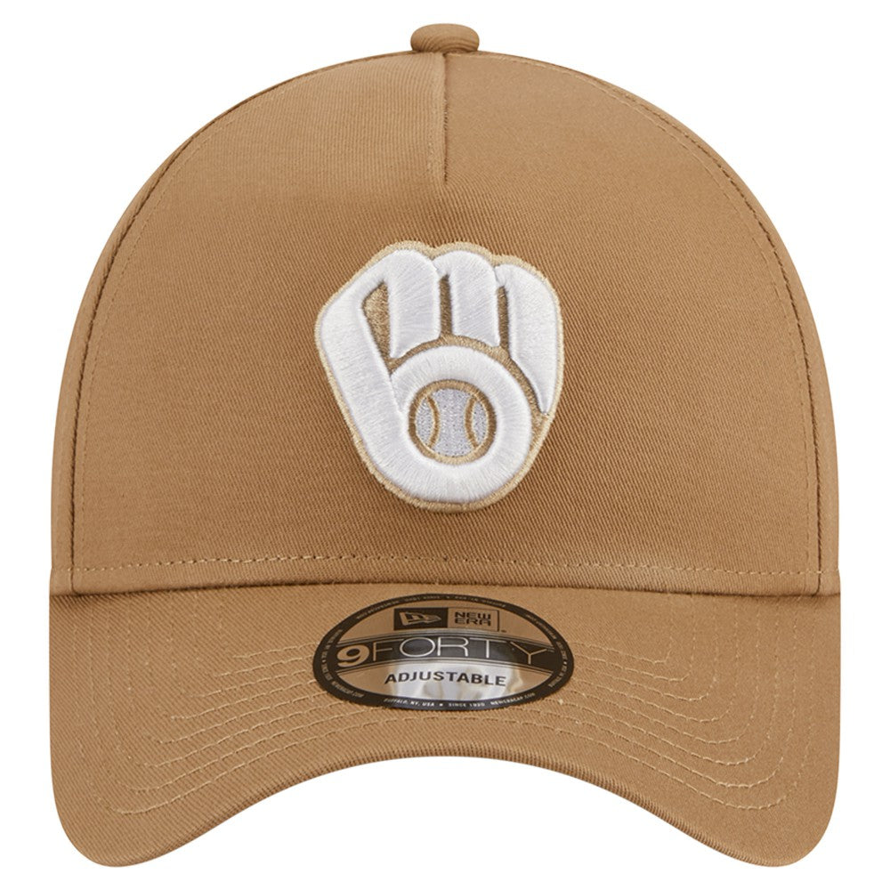 Milwaukee Brewers New Era A-Frame 9FORTY Adjustable Hat Online