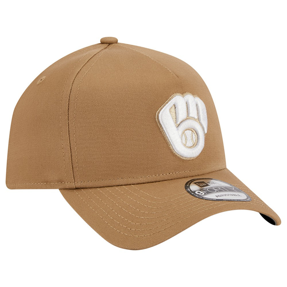 Milwaukee Brewers New Era A-Frame 9FORTY Adjustable Hat Online