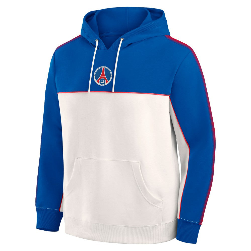Fanatics - Paris Saint-Germain Retro Overhead Tri-Blend Hoodie - Royal/White