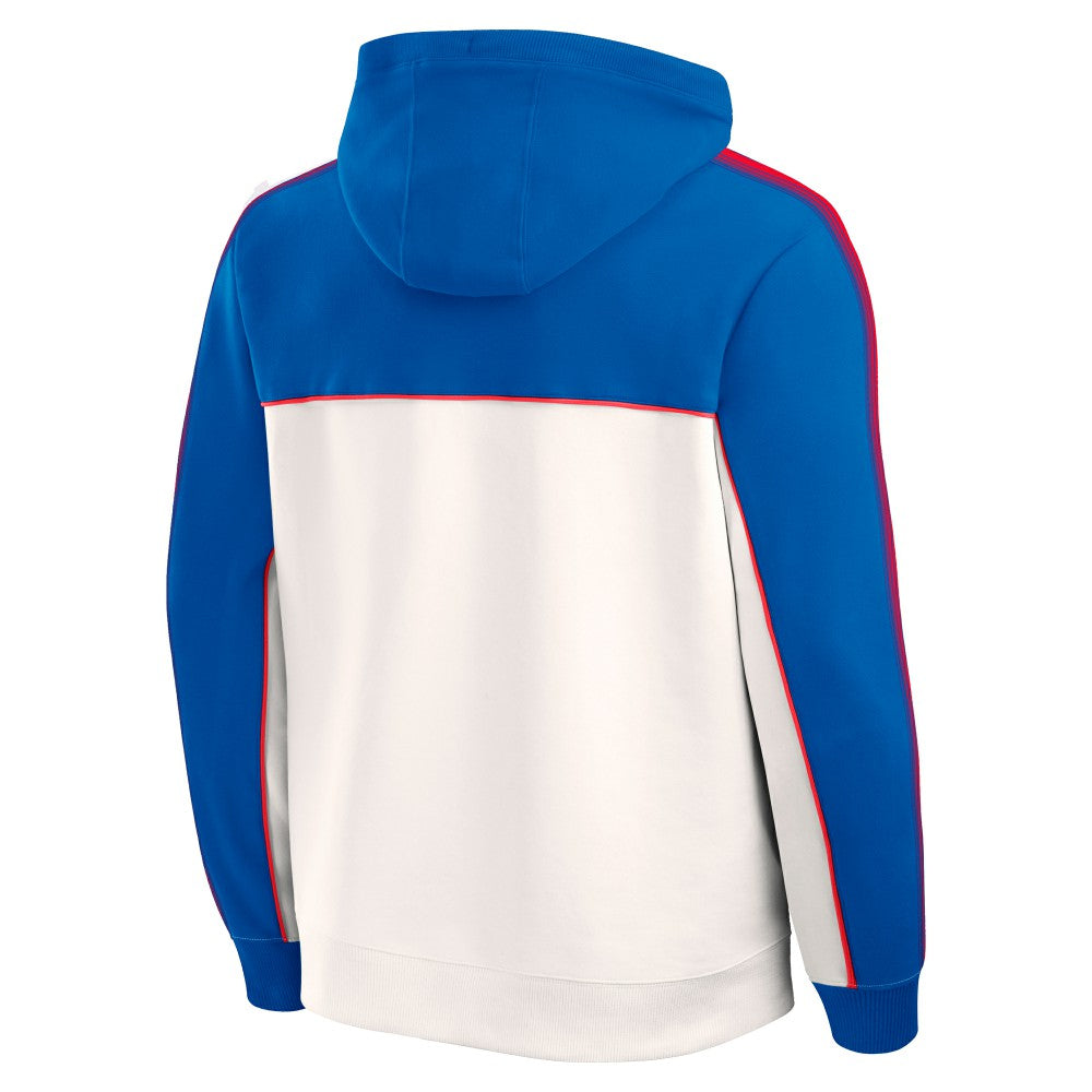 Fanatics - Paris Saint-Germain Retro Overhead Tri-Blend Hoodie - Royal/White