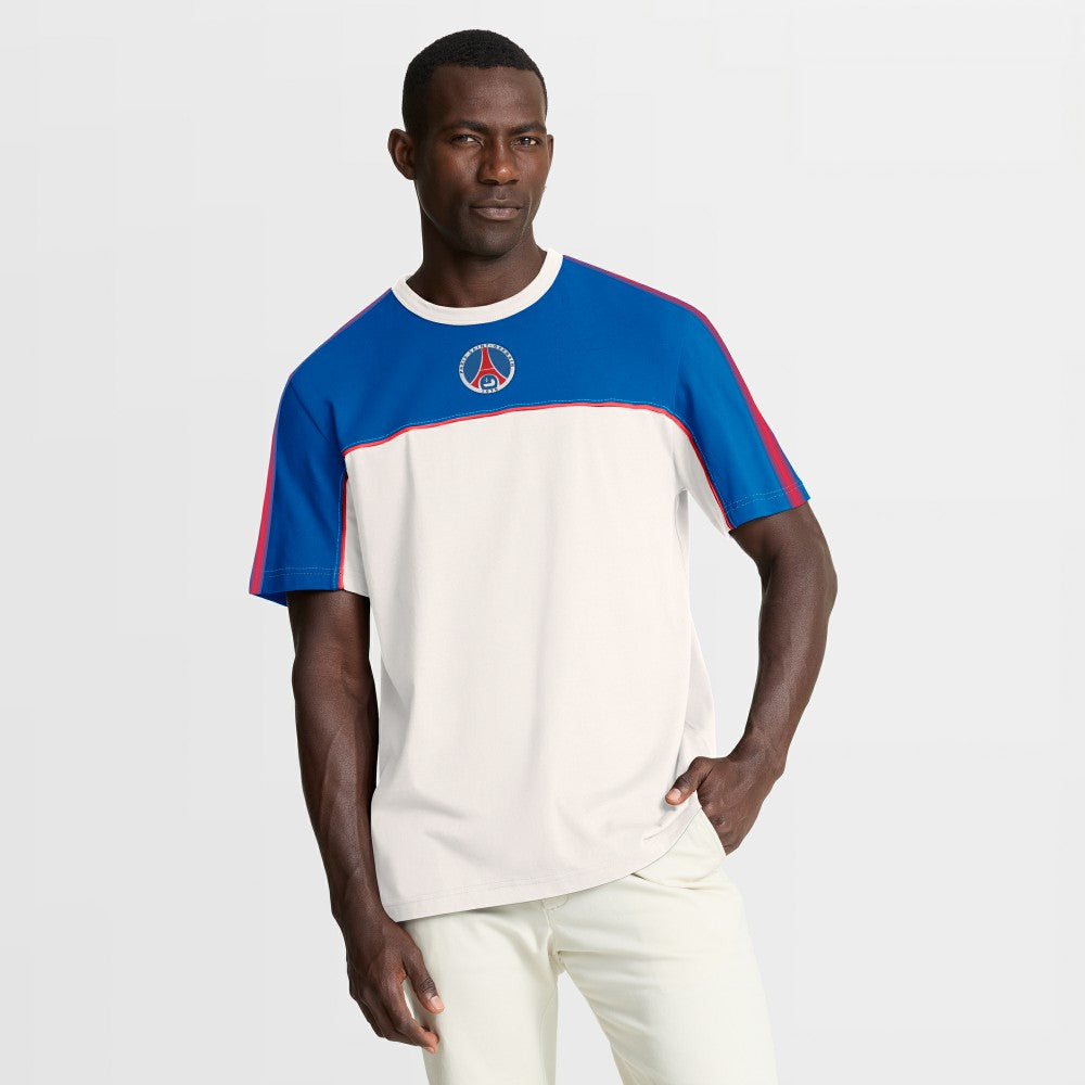 Fanatics - Paris Saint-Germain Retro T-Shirt - White/Blue