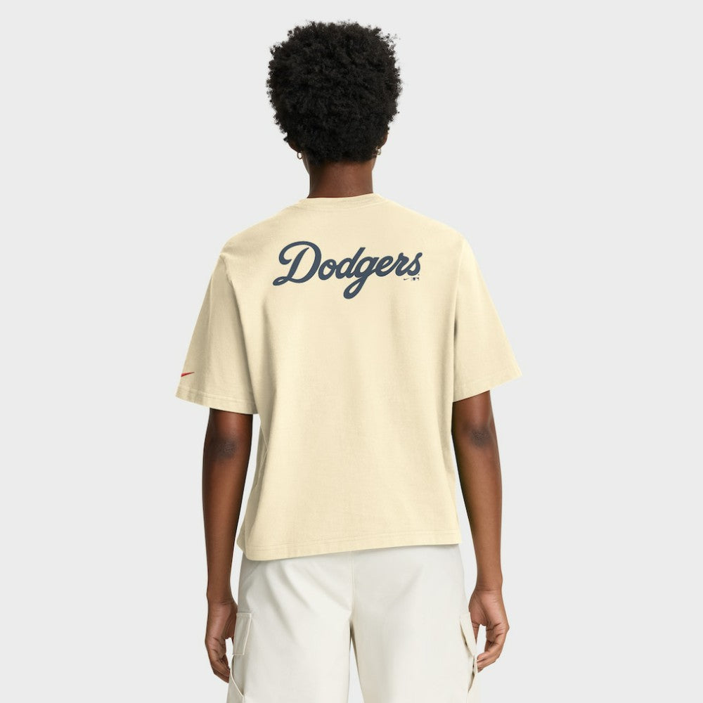 Los Angeles Dodgers Nike Women's City Connect Pocket Boxy T-Shirt Discount