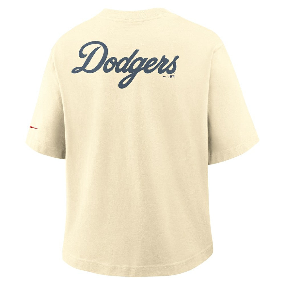 Los Angeles Dodgers Nike Women's City Connect Pocket Boxy T-Shirt Discount