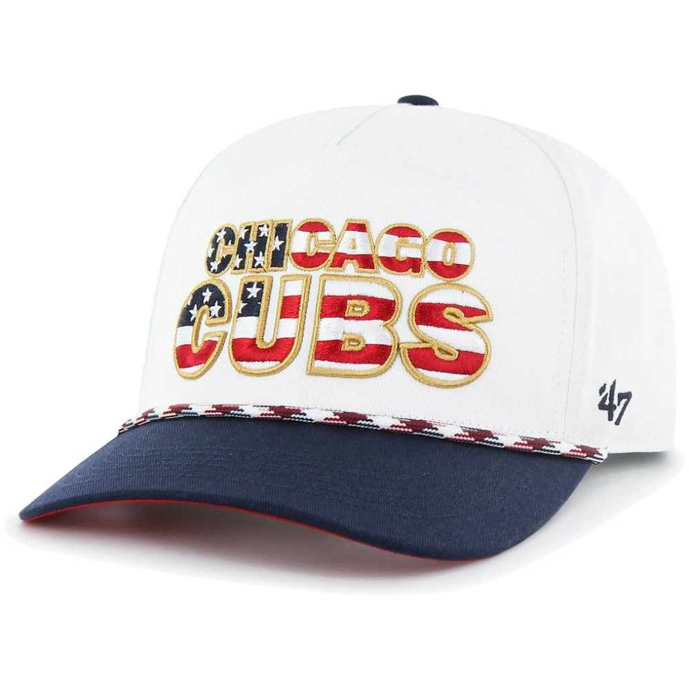 Chicago Cubs '47 Flag Script Hitch Snapback Hat Discount