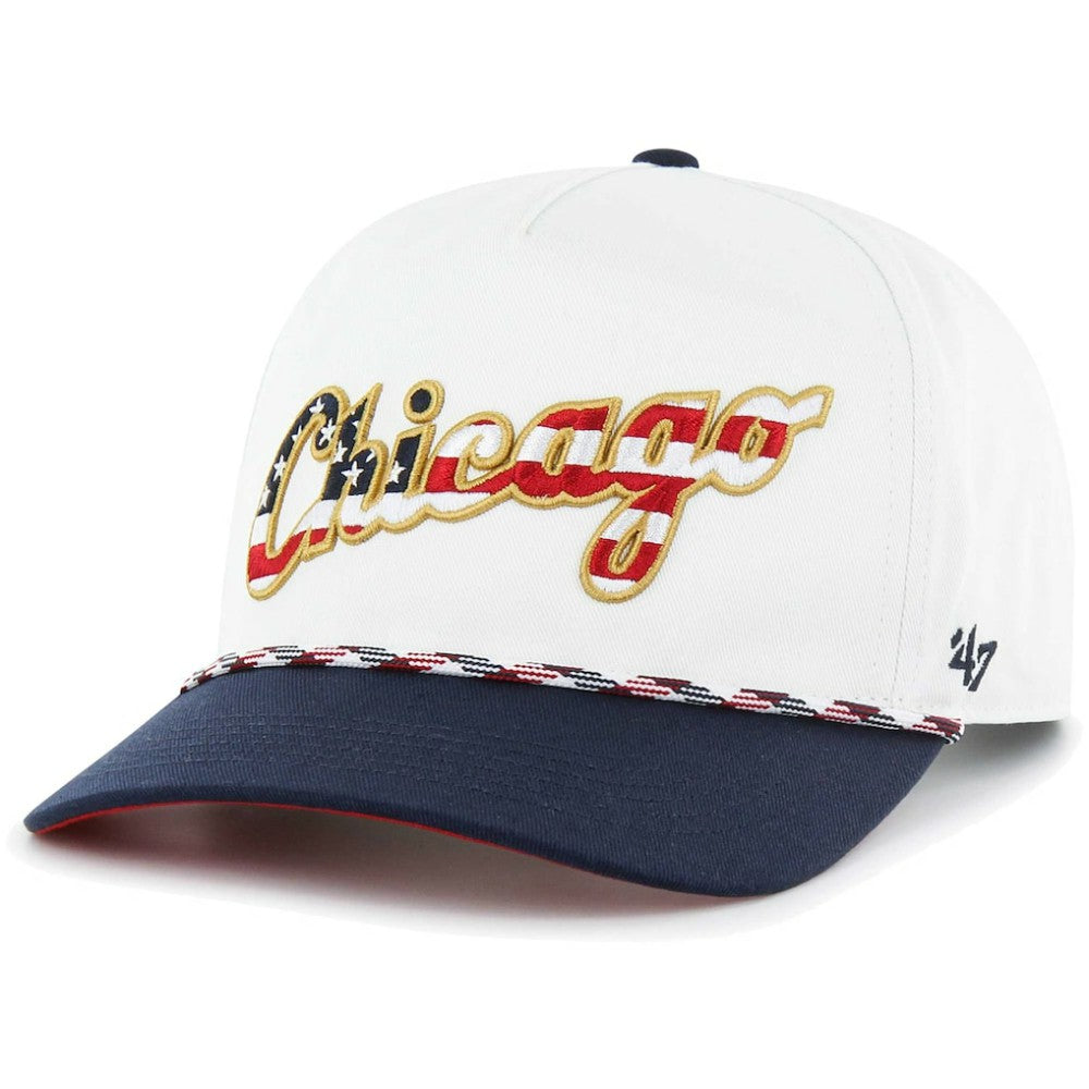 Chicago White Sox '47 Flag Script Hitch Snapback Hat Near Me