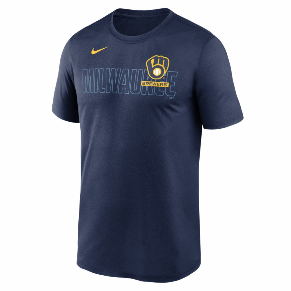 Milwaukee Brewers Nike Knockout Team Legend Dri-FIT T-Shirt Online