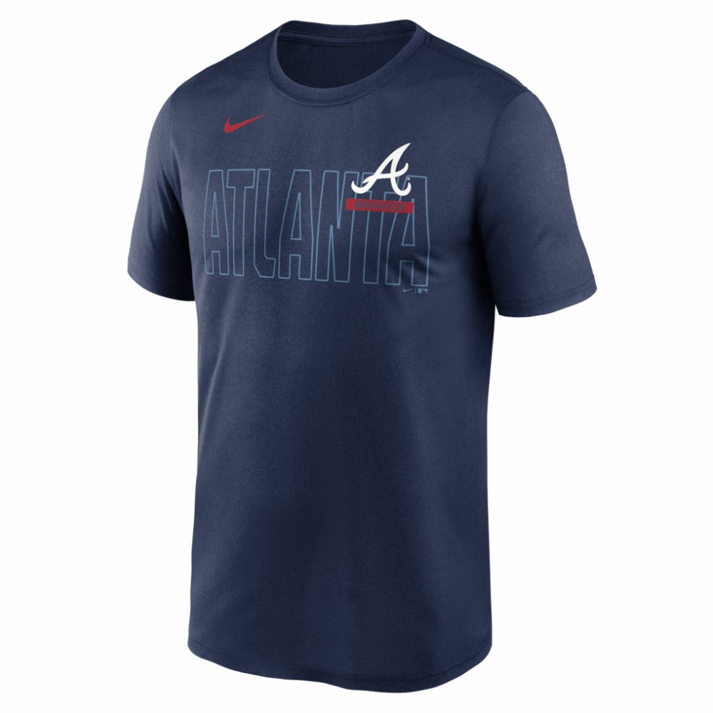 Atlanta Braves Nike Knockout Team Legend Dri-FIT T-Shirt Outlet