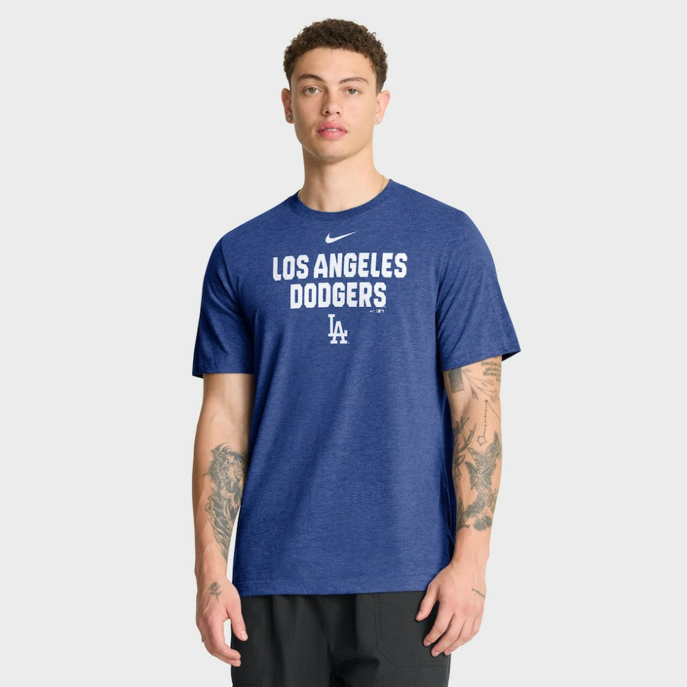 Los Angeles Dodgers Nike Stacked Tri-Blend T-Shirt Near Me
